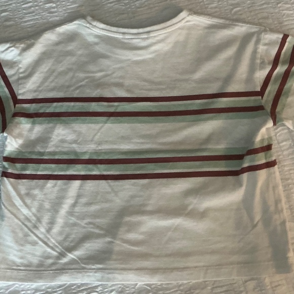 Vintage Union Bay throwback skater t striped cropped cute fitted size medium - Picture 4 of 4